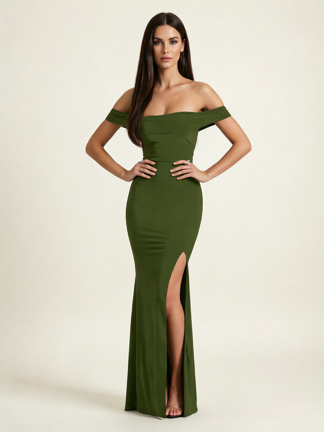 Off-the-Shoulder Mermaid Evening Dress