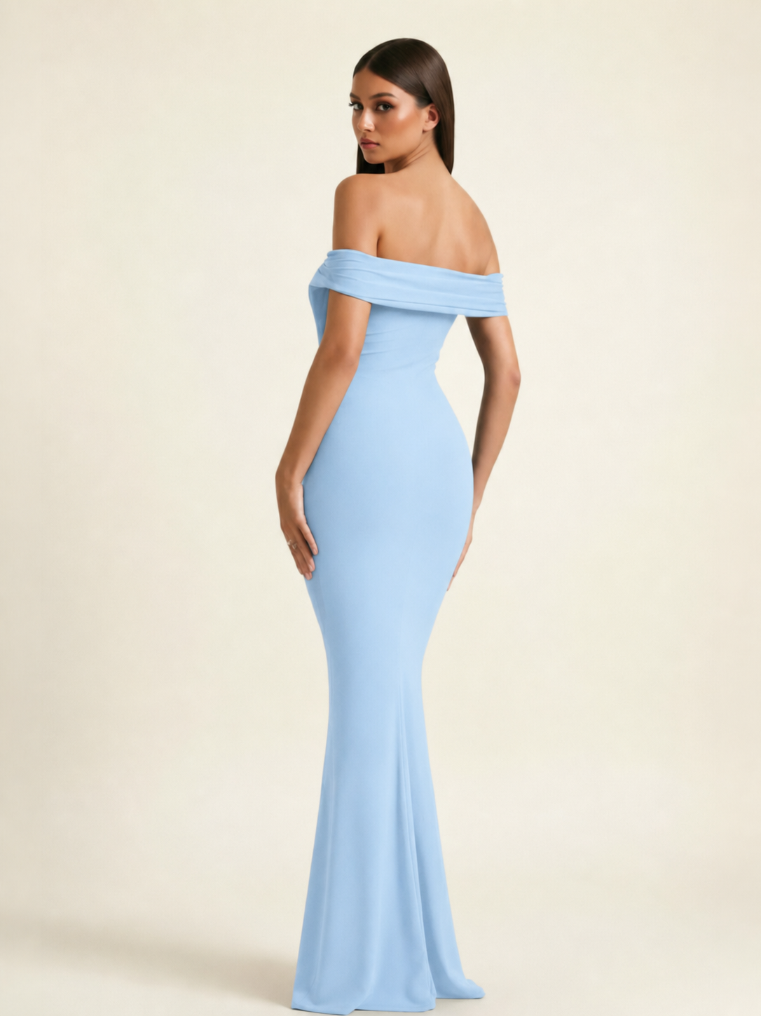 Off-the-Shoulder Mermaid Evening Dress