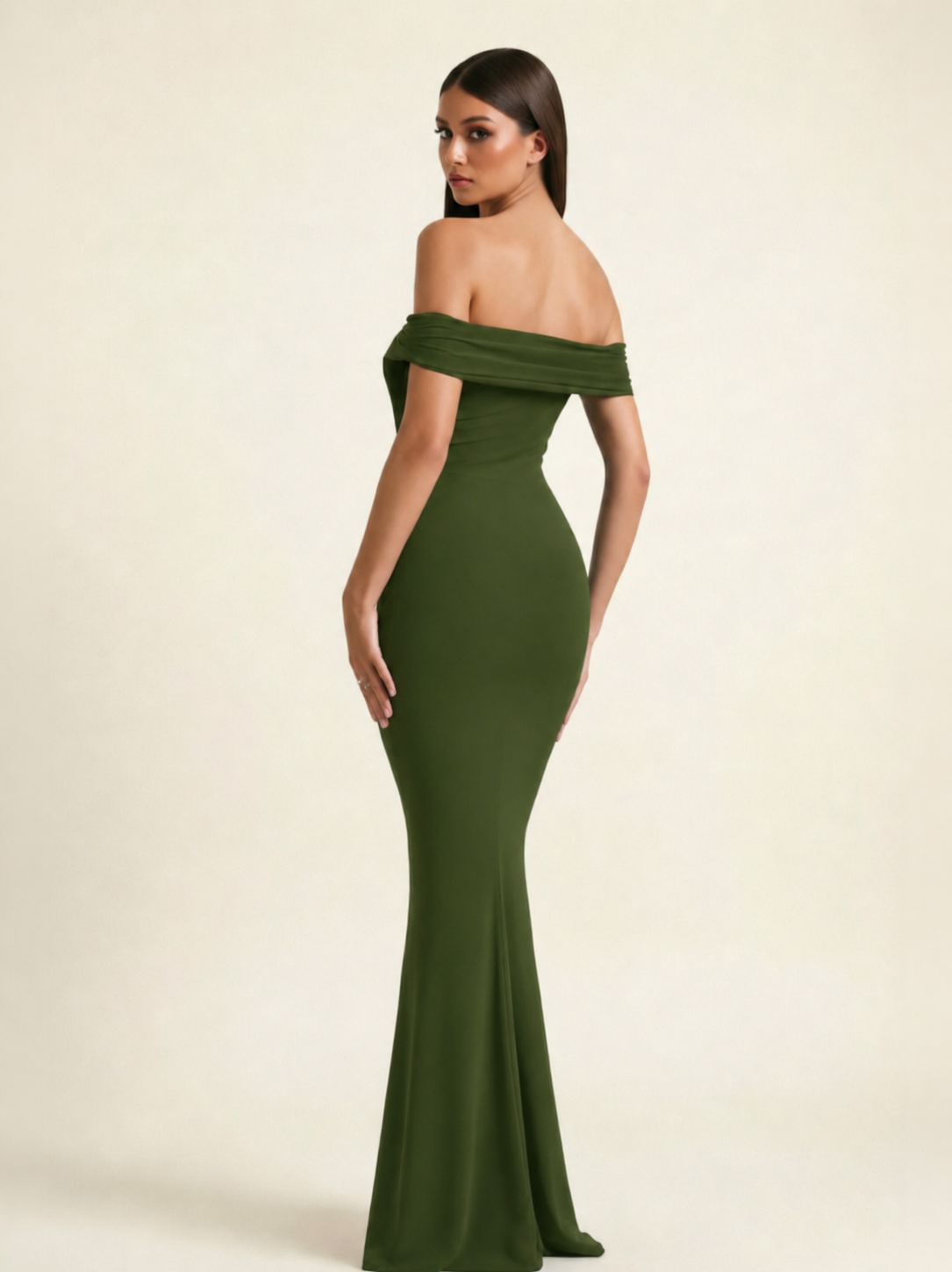 Off-the-Shoulder Mermaid Evening Dress