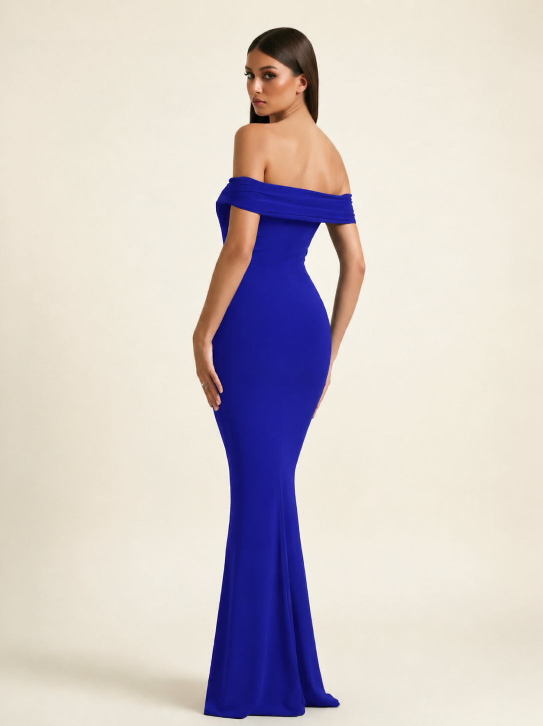 Off-the-Shoulder Mermaid Evening Dress