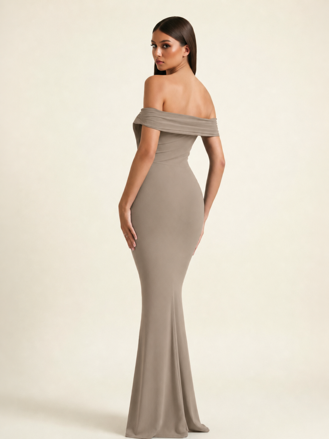 Off-the-Shoulder Mermaid Evening Dress