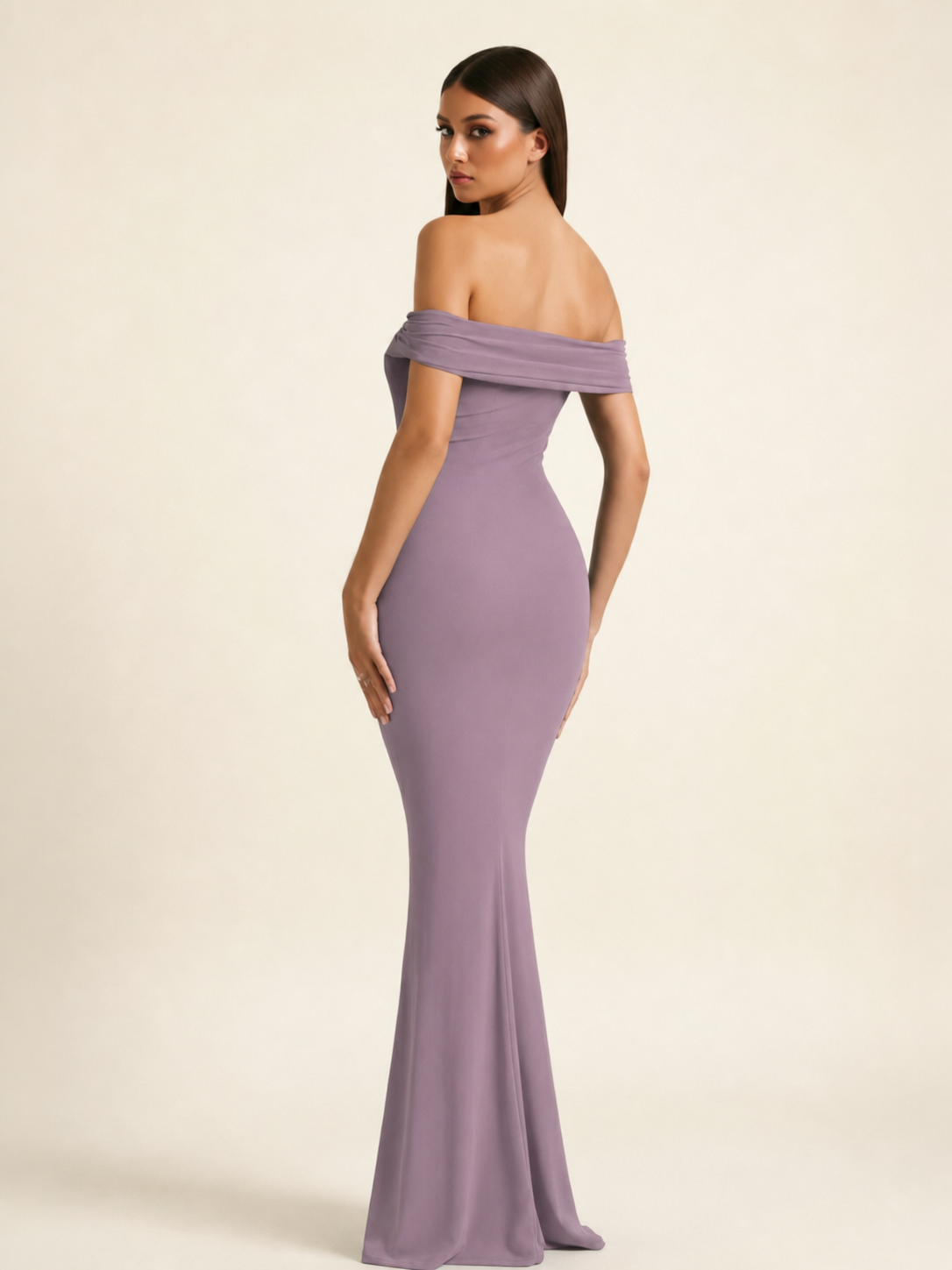 Off-the-Shoulder Mermaid Evening Dress