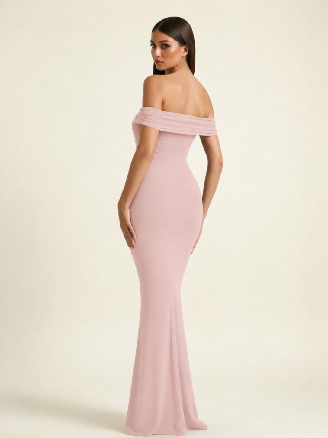 Off-the-Shoulder Mermaid Evening Dress