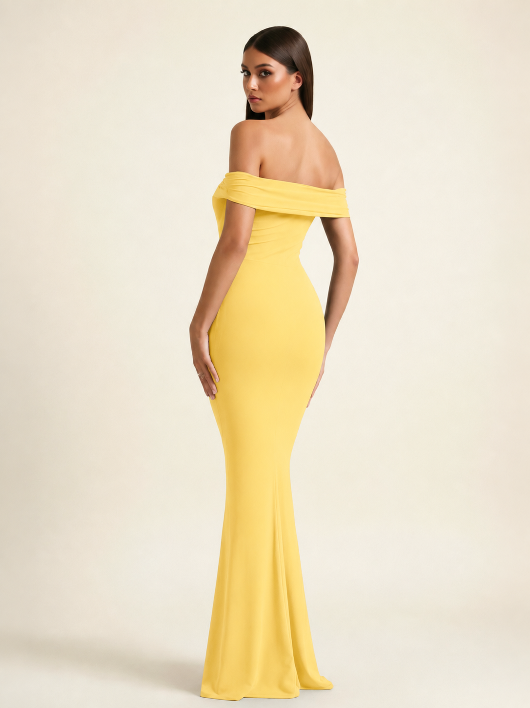 Off-the-Shoulder Mermaid Evening Dress