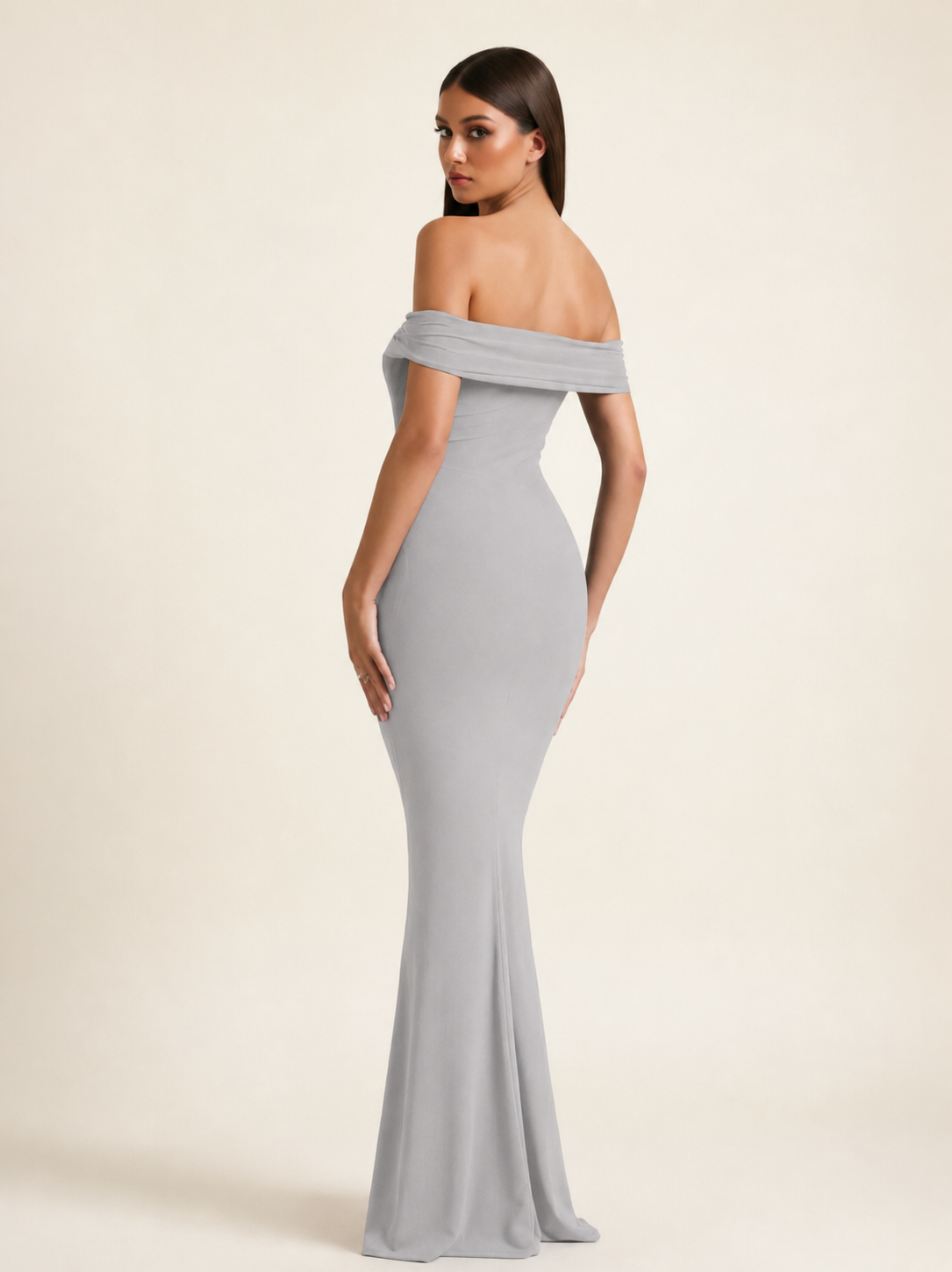 Off-the-Shoulder Mermaid Evening Dress
