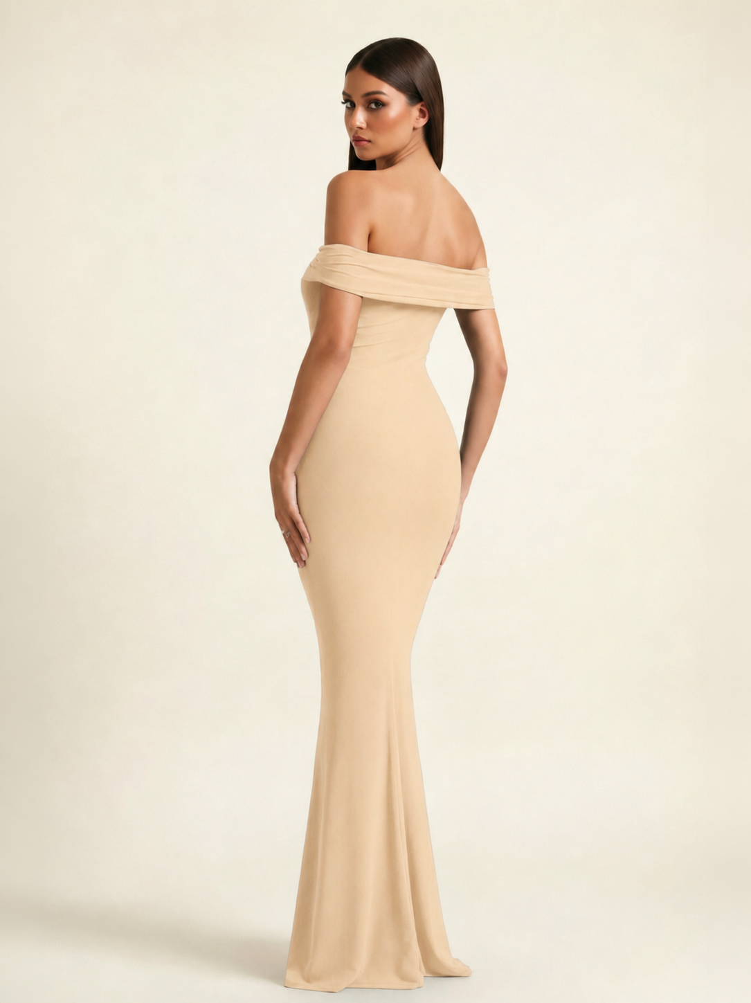 Off-the-Shoulder Mermaid Evening Dress