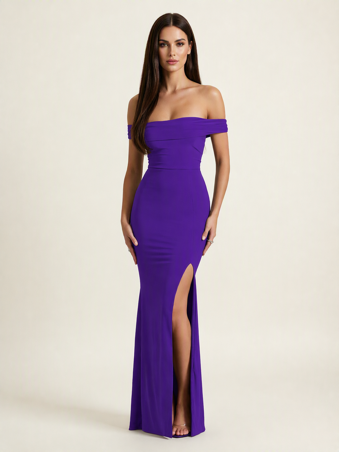 Off-the-Shoulder Mermaid Evening Dress