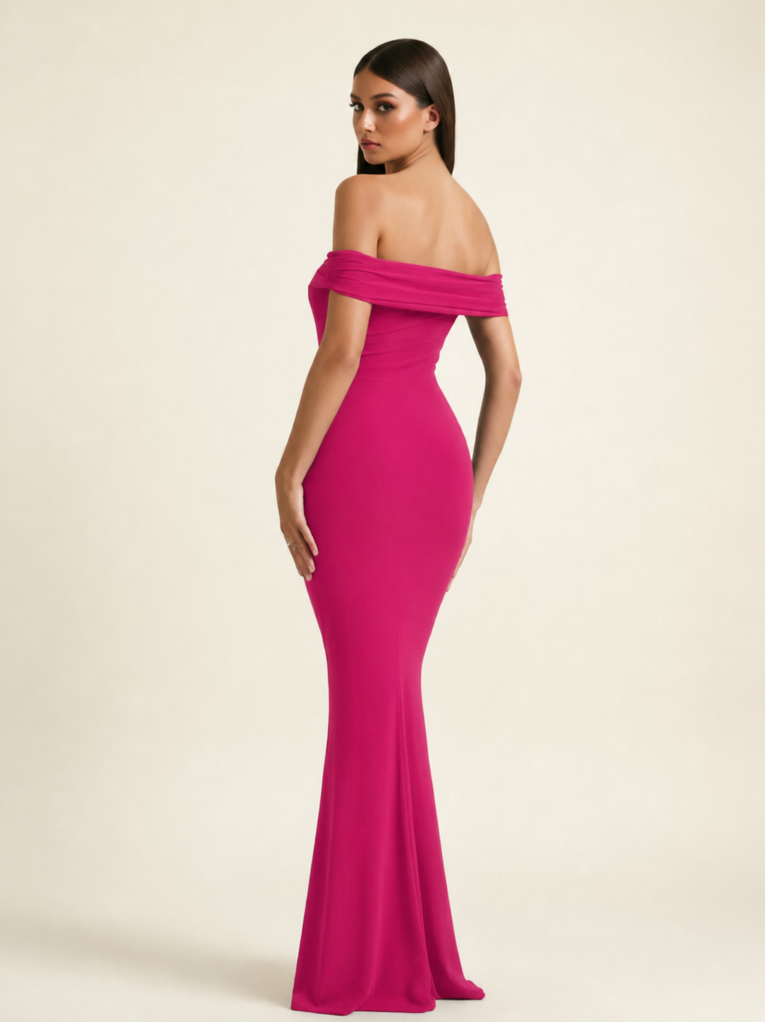 Off-the-Shoulder Mermaid Evening Dress