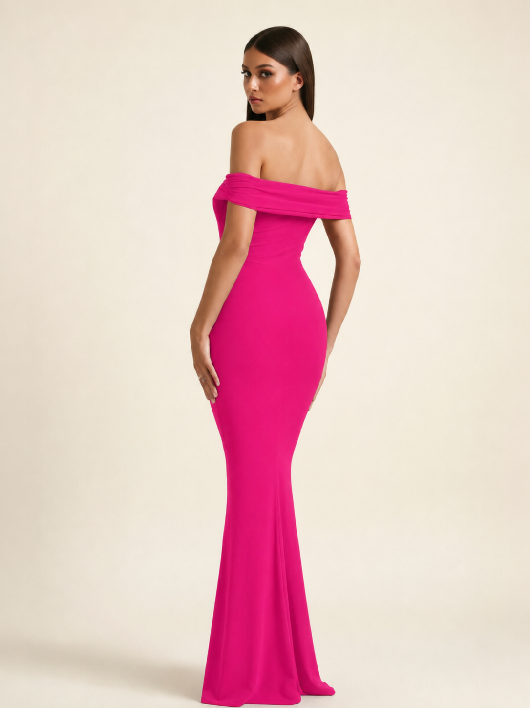 Off-the-Shoulder Mermaid Evening Dress