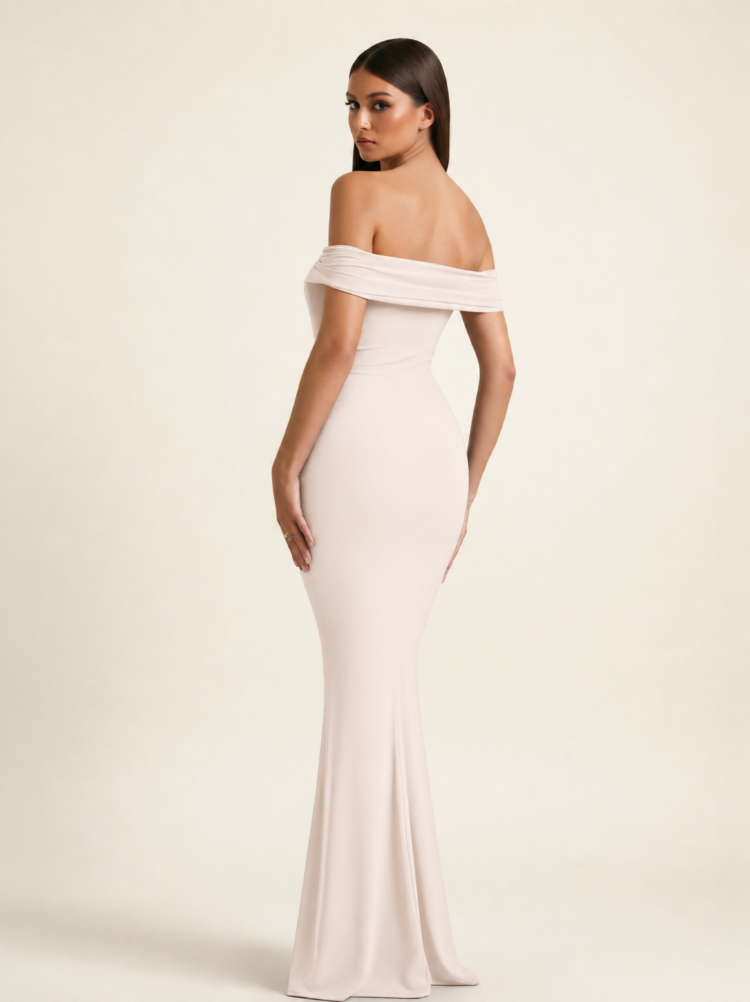 Off-the-Shoulder Mermaid Evening Dress